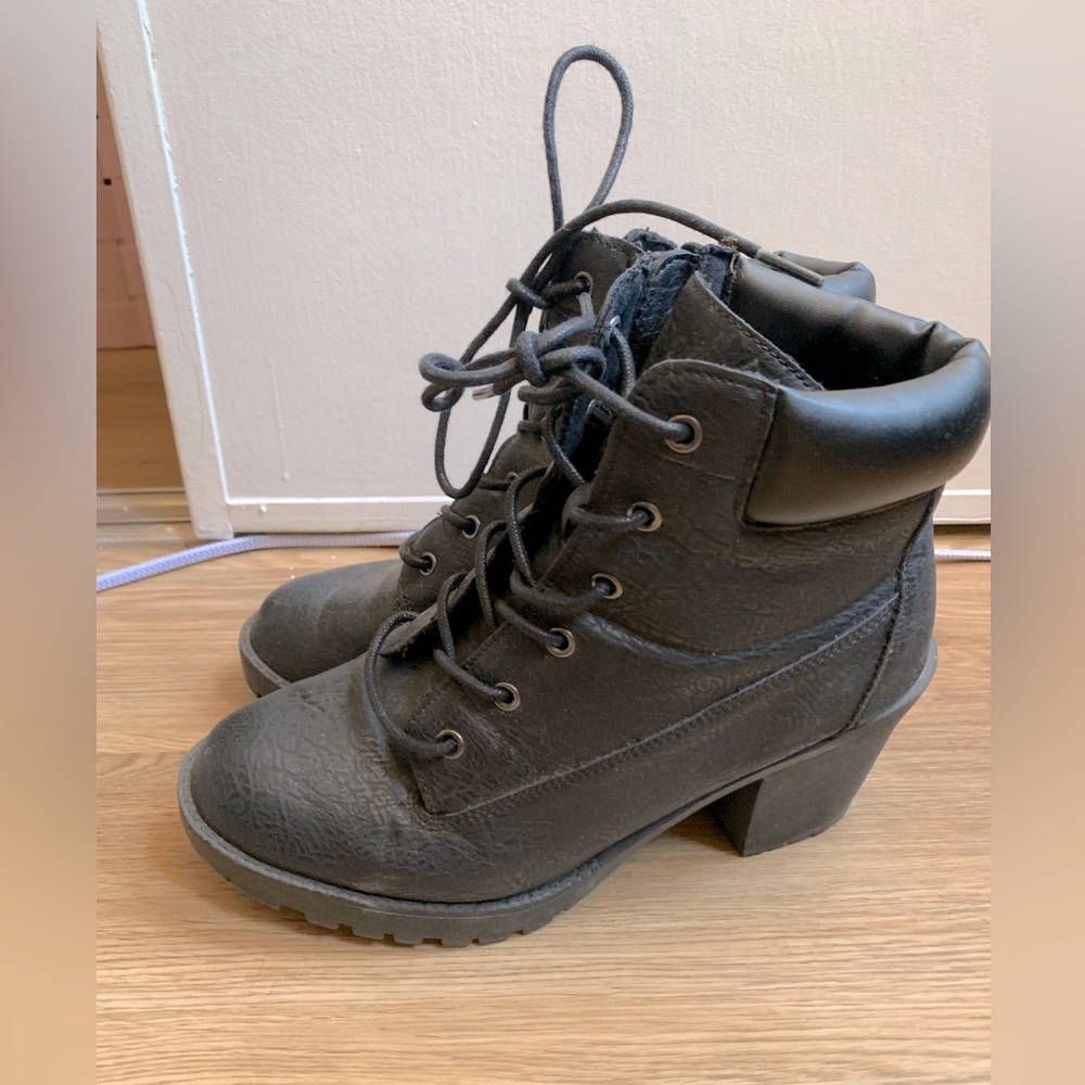 Black boots